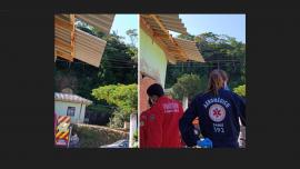 Trabalhador perde a vida aps cair do telhado de residncia no bairro Ilhotinha
