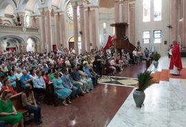 Missa do Domingo de Ramos lota Igreja Matriz de Gaspar