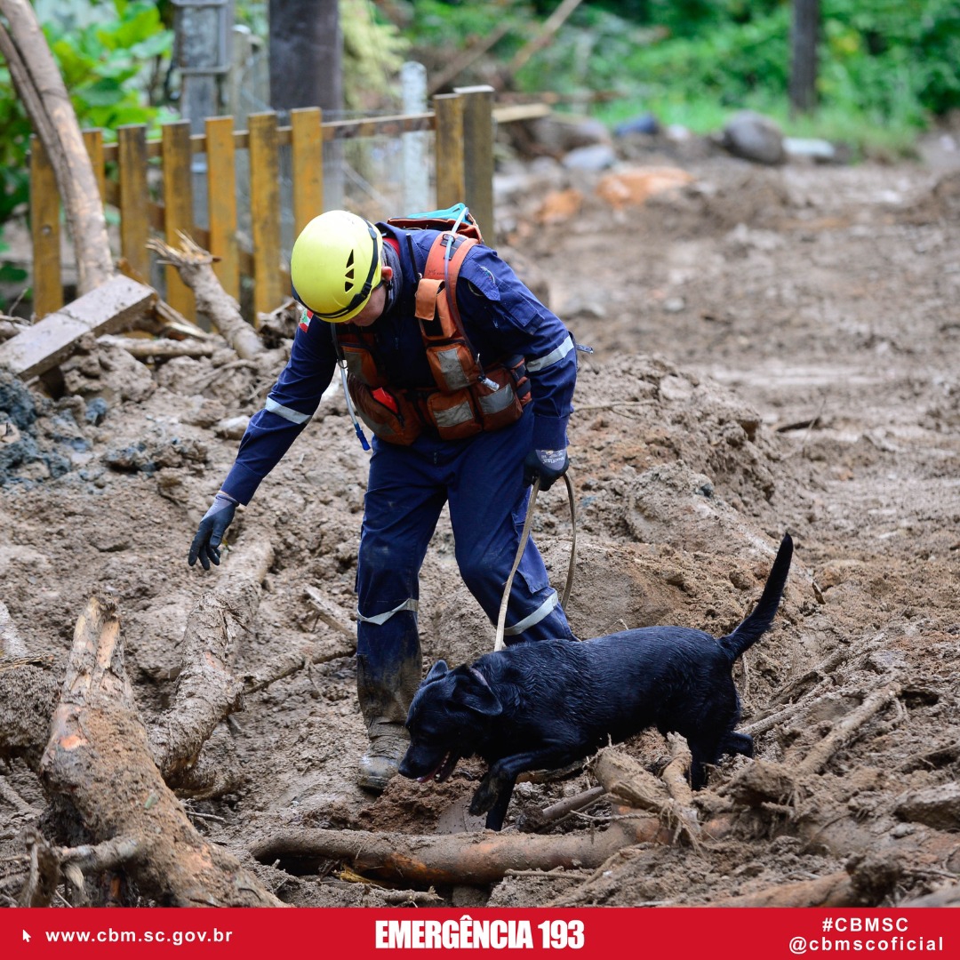 Apoio: Bombeiros Voluntários de Caçador auxiliam em resgates em Rodeio/SC -  Portal Caçador Online