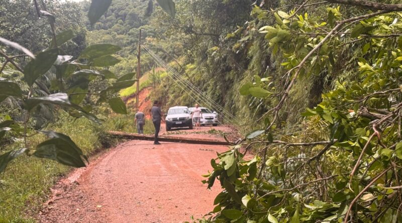 Defesa Civil de Gaspar registra uma ocorrência após chuvas intensas nesta quarta-feira
