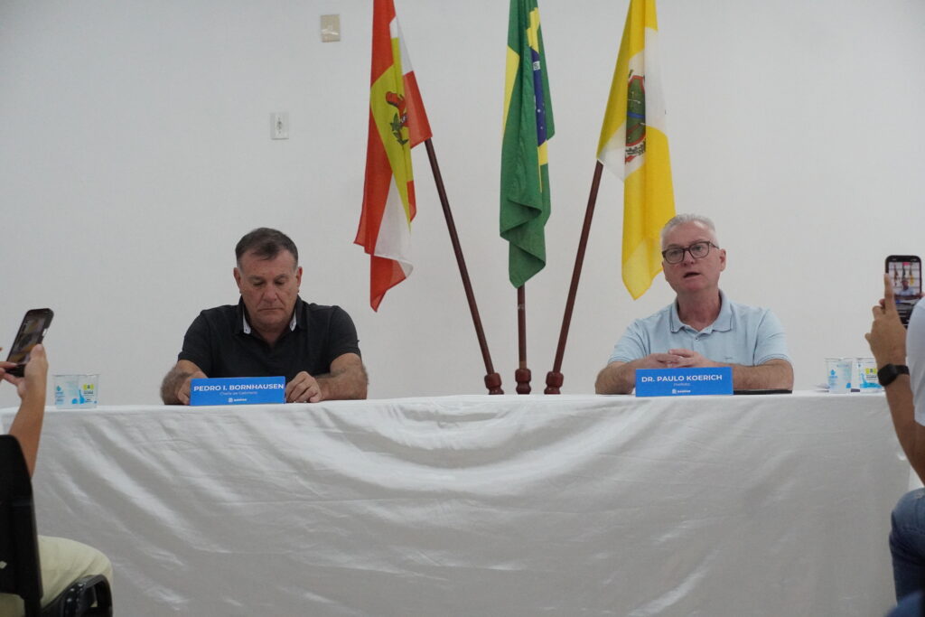 Em coletiva de imprensa, Prefeitura de Gaspar apresenta situação atual da gestão