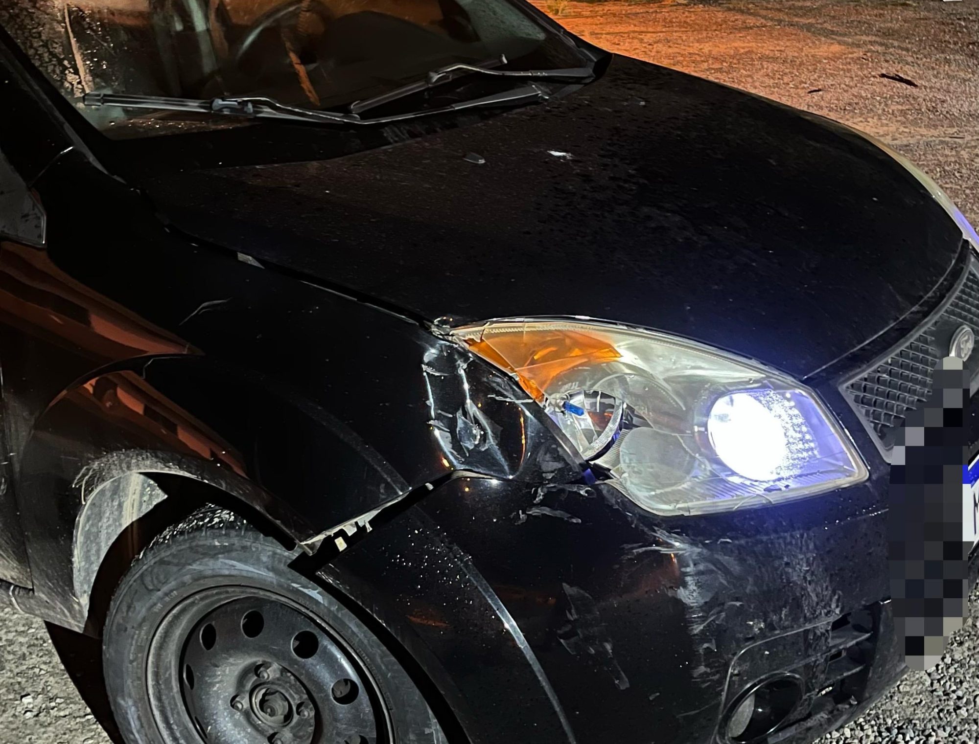 Ciclista fica ferido após ser atropelado por carro no bairro Baú Baixo em Ilhota