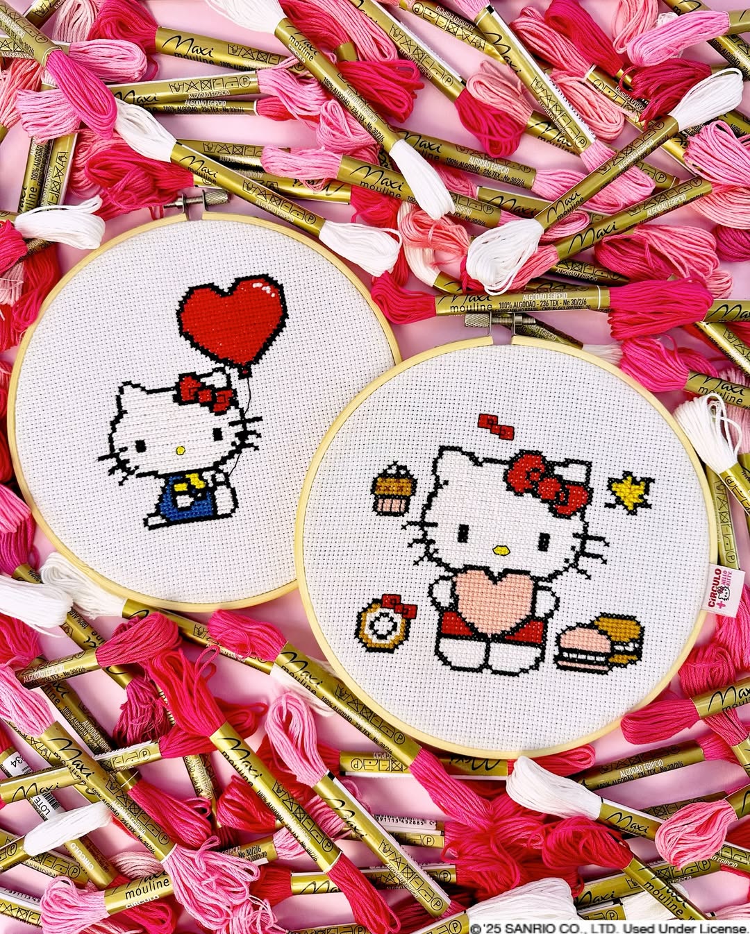 Círculo amplia linha de produtos licenciados da Hello Kitty com kits para bordar 