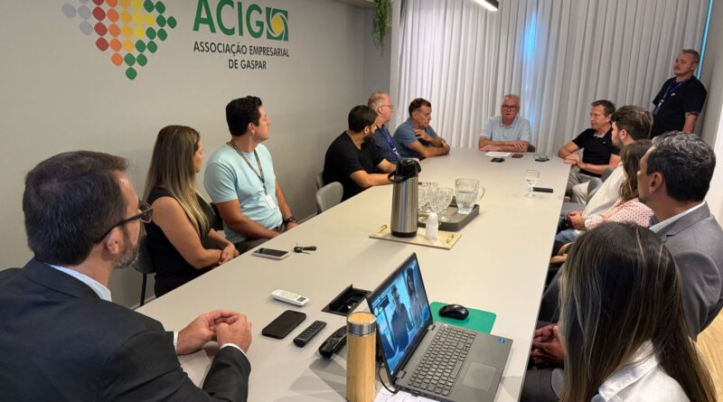 Em reunião na Acig, Prefeito de Gaspar faz balanço dos 100 dias de Governo