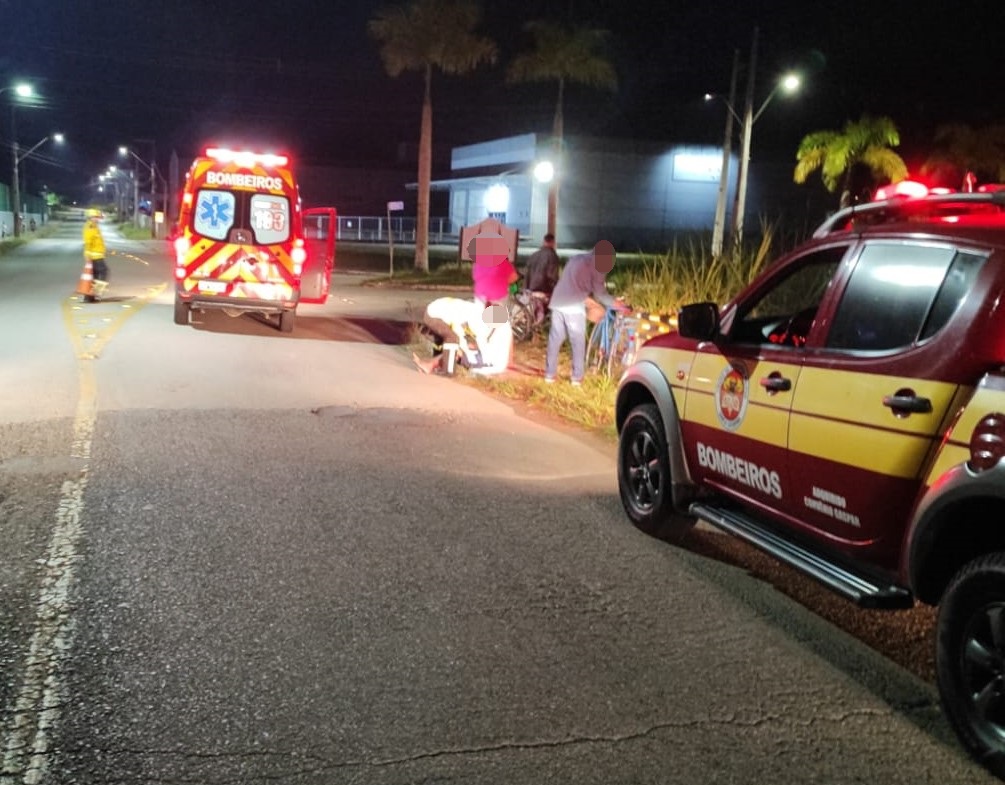 Homem de 57 anos cai em Ribeirão e é socorrido por populares no Bairro Santa Terezinha