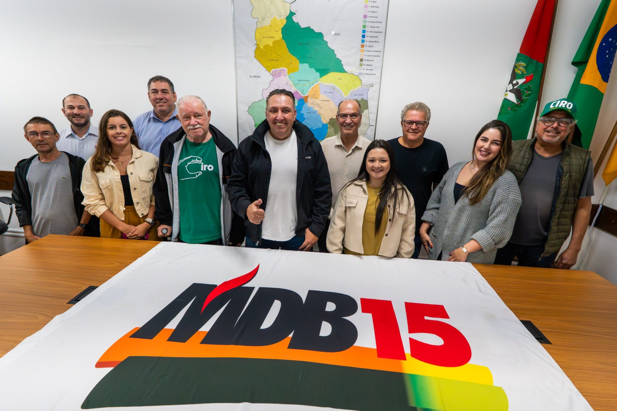 Vereador Ciro vai disputar a presidência do MDB de Gaspar