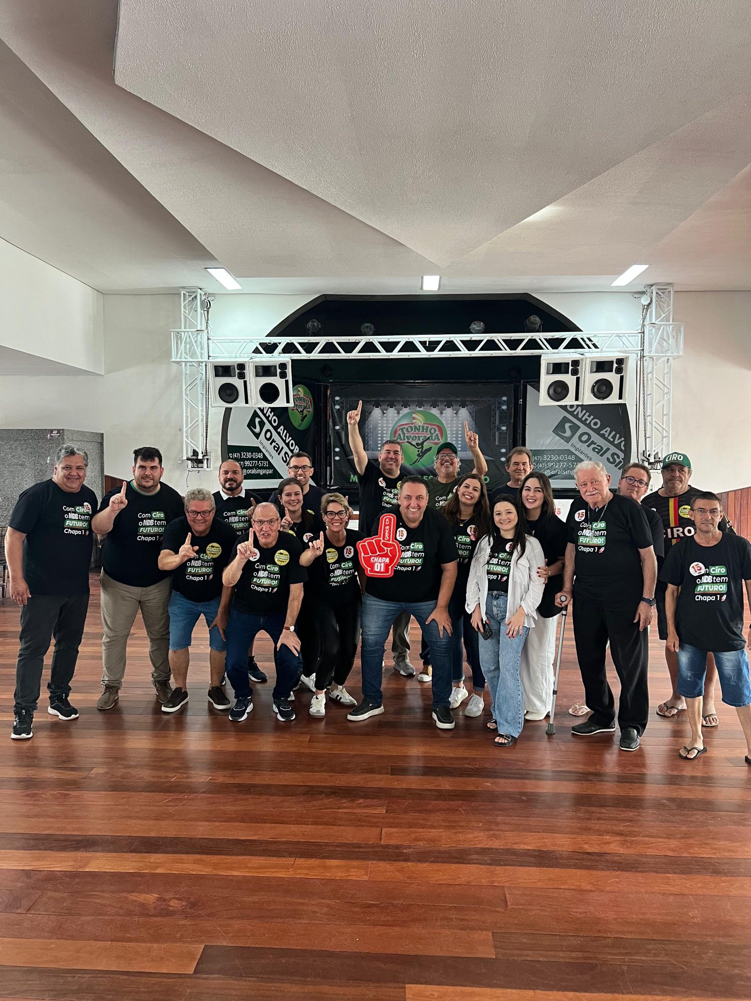 MDB de Gaspar elege nova executiva municipal com foco em união e fortalecimento partidário