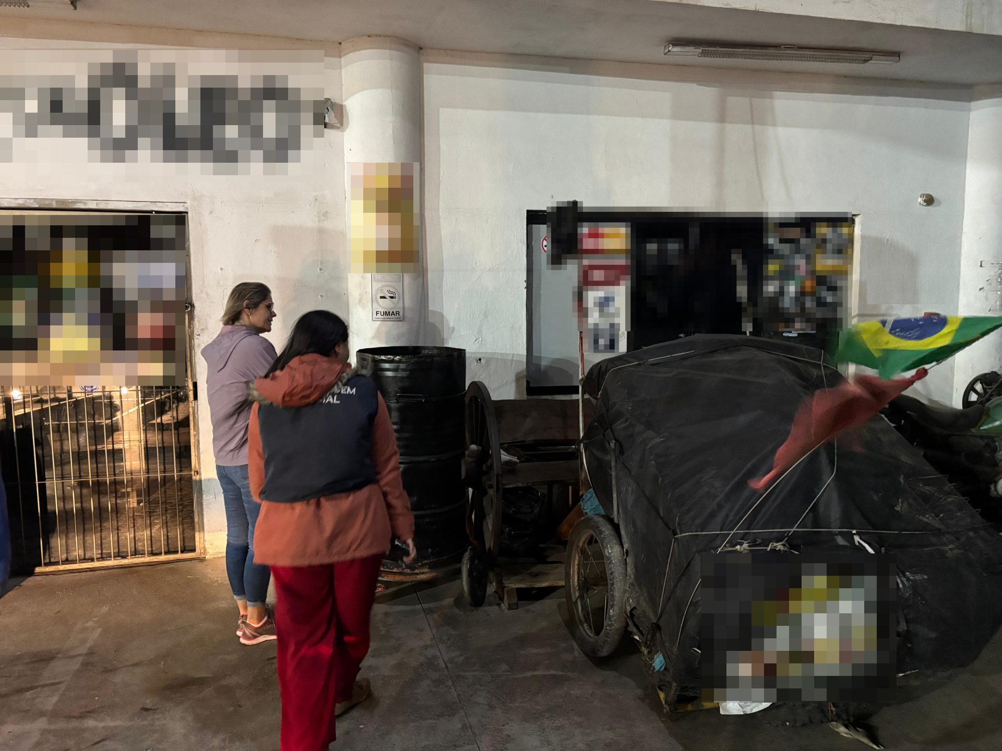 Na 1ª noite fria do ano em Gaspar Prefeitura realizou serviço de abordagem social