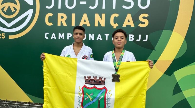 Irmãos Noronha participam do Campeonato Brasileiro de jiu-jítsu kids