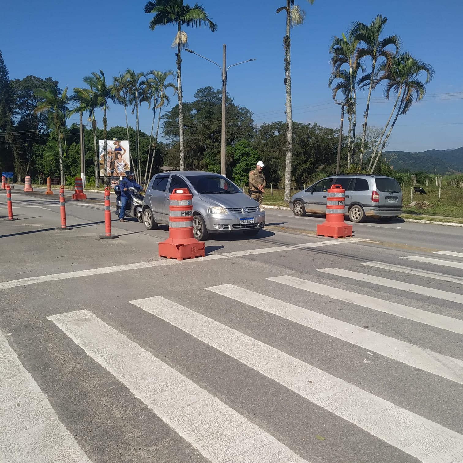 Posto 2 da Polícia Rodoviária Estadual em Gaspar realizou Operação Travessia Segura