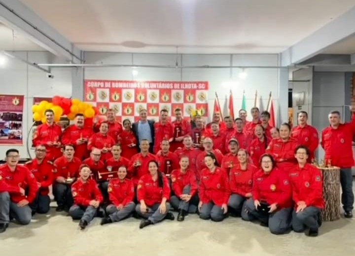 Bombeiros Voluntários de Ilhota realizou solenidade em alusão aos 20 anos de fundação