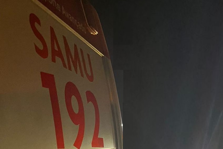 Motociclista sofre várias escoriações após queda na BR 470 no Baú Baixo em Ilhota