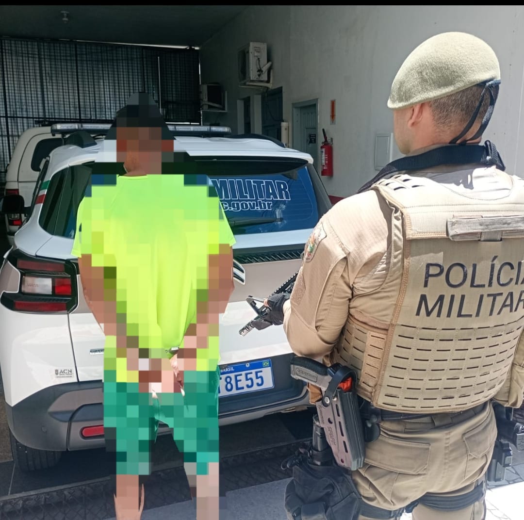 Polícia Militar  de Gaspar prende condenado a 75 anos por triplo homicídio qualificado