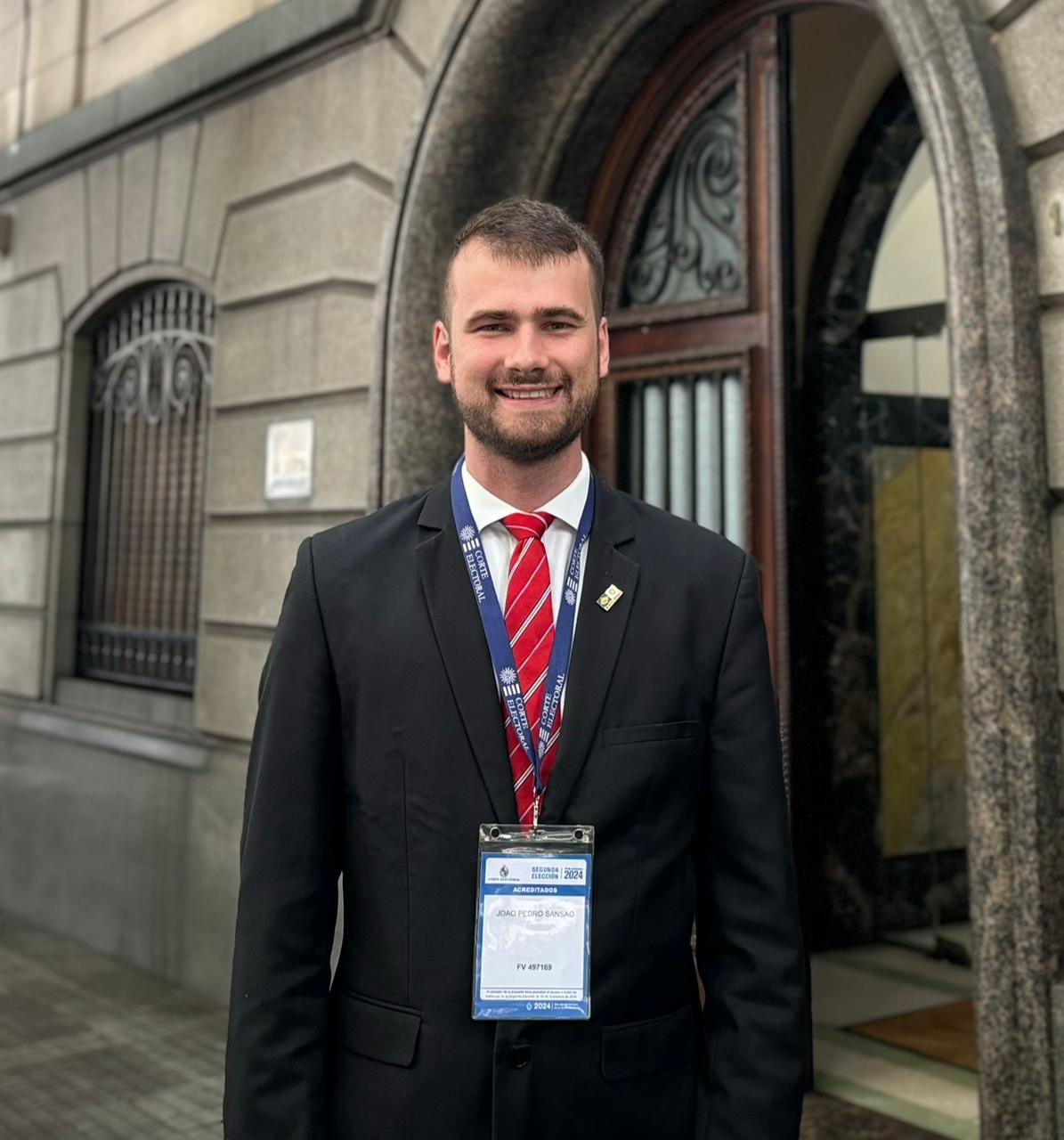 João Pedro Sansão é convidado para Missão Internacional de Observação Eleitoral no Chile