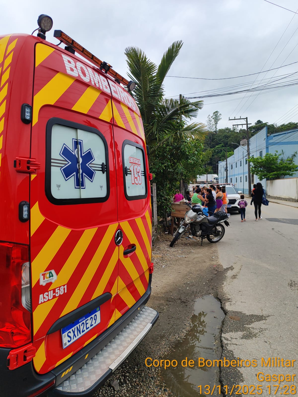 Mulher é agredida com golpes de faca no Bairro Barracão em Gaspar  nesta quinta-feira 13