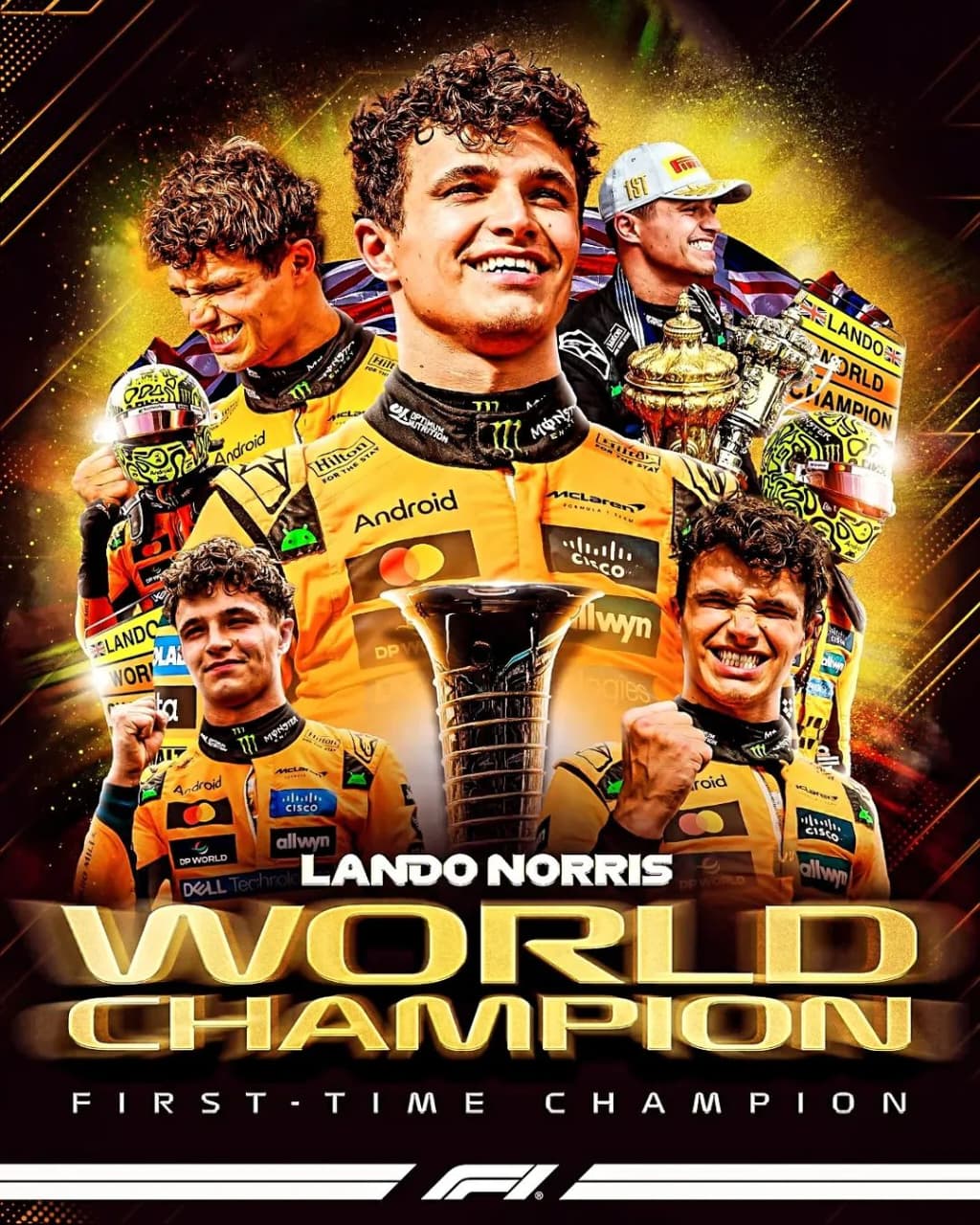 Lando Norris Campeão Mundial de Fórmula 1